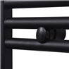Secatoallas radiador eléctrico de 120x50 wies negro mate acero
