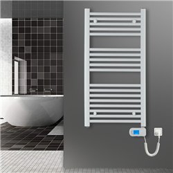 Secatoallas radiador eléctrico de 48x92 vivanco blanco brillo acero