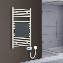 Secatoallas radiador eléctrico de 48x92 vivanco blanco brillo acero