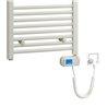 Secatoallas radiador eléctrico de 48x92 vivanco blanco brillo acero