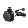 Secatoallas radiador eléctrico de 80x50 negro mate acero