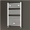 Set soportes radiador secatoallas blanco mate abs