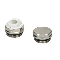 Set soportes radiador secatoallas cromo brillo abs
