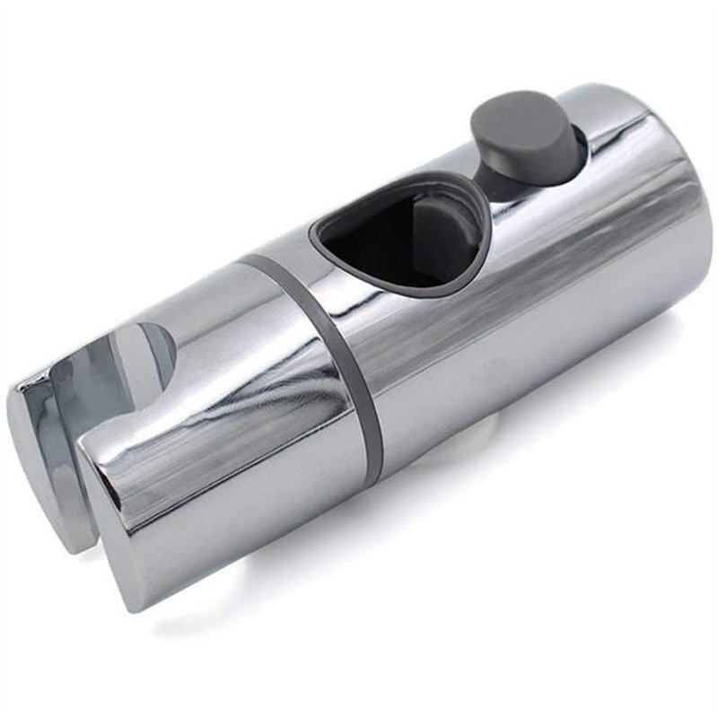 Soporte barra deslizante redondo cromo brillo abs