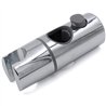Soporte barra deslizante redondo cromo brillo abs