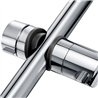 Soporte barra deslizante redondo cromo brillo abs