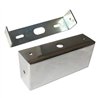 Soporte de pared aplique led cromo brillo abs