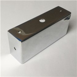 Soporte de pared aplique led cromo brillo abs