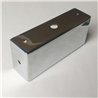 Soporte de pared aplique led cromo brillo abs
