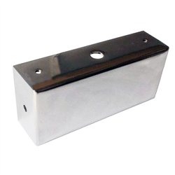 Soporte de pared aplique led cromo brillo abs