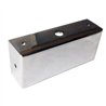 Soporte de pared aplique led cromo brillo abs