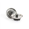 Tapón fregadero acero inox. con goma cromo brillo