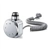 Temostato con resistencia secatoallas redondo de 600w cromo brillo abs