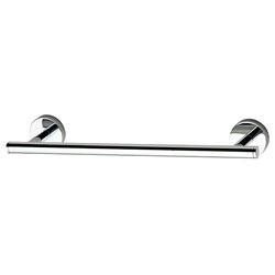 Toallero de barra villanueva de 45 cm cromo brillo acero inoxidable