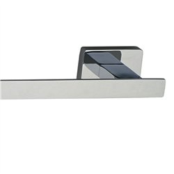 Toallero de barra puentedey de 30 cm cromo brillo acero inoxidable