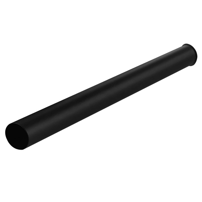 Tubo alargador sifon de desagüe redondo negro mate latón
