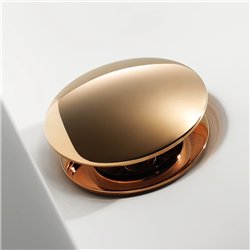 Válvula clic clac lavabo bidet oro rosa latón