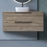 Mueble + lavabo lusa sobre encimera 80x45 cm desierto mate 2