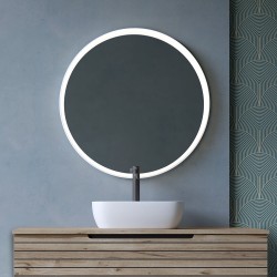 Mueble + lavabo lusa sobre encimera 80x45 cm desierto mate 2
