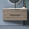 Mueble + lavabo lusa sobre encimera 100x45 cm desierto mate 2