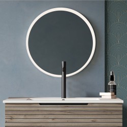 Mueble + lavabo lusa sobre encimera 100x45 cm desierto mate 2