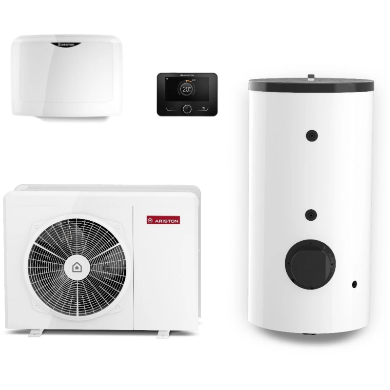 Bomba de calor ariston nimbus flex 50 200l m net r32 7,6 kw -