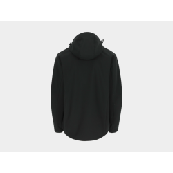 Chaqueta igor negra talla l tejido laminado herock -