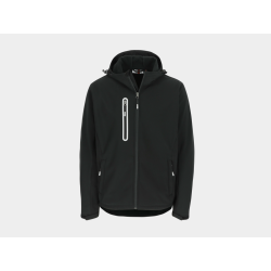Chaqueta igor negra talla l tejido laminado herock -