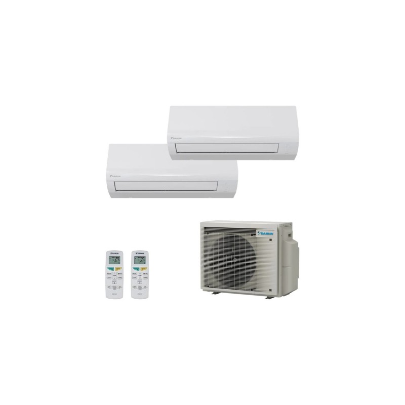 Aire acondicionado daikin multi split 2x1 sensira (2mxf40a+ctxf25c+ctxf35c)