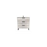 Compra Mueble hermes 90 3 cajones c/patas polar stock en