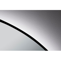 Espejo emma negro d80 cm luz 5500k stock - Saneamientos Pereda