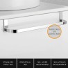 Toallero a mueble lance 29 cms cromo stock - Saneamientos Pereda
