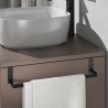 Toallero a mueble lance 29 cms negro stock - Saneamientos Pereda