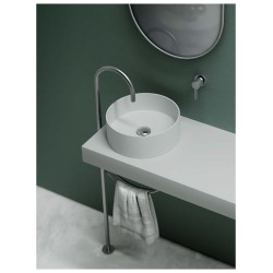 Compra Lavabo round/circus blanco brillo 36x12 stock en