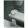 Compra Lavabo round/circus blanco brillo 36x12 stock en