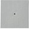 Tapa cuerpo 40x40 gris pvc - Saneamientos Pereda