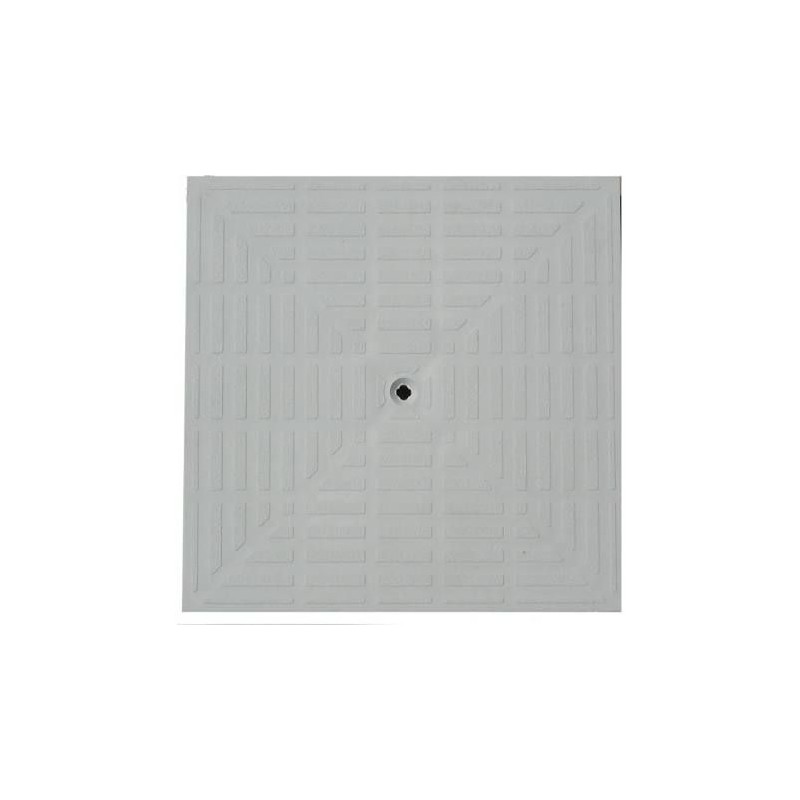 Tapa cuerpo 55x55 gris pvc