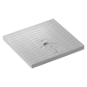 Tapa cuerpo 55x55 gris pvc - Saneamientos Pereda