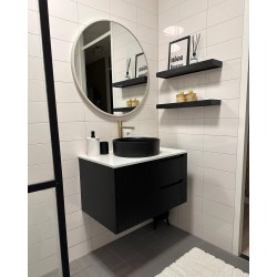 Compra Lavabo circus negro mate stock en Saneamientos Pereda.