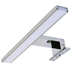 Aplique led guerrero 12w de 45 cm cromo brillo 6000 k aluminio hasta fin de stoc
