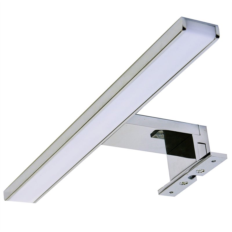 Aplique led guerrero 14w de 60 cm cromo brillo 6000 k aluminio