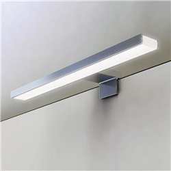 Aplique led guerrero 14w de 60 cm cromo brillo 6000 k aluminio