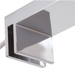 Aplique led guerrero 14w de 60 cm cromo brillo 6000 k aluminio