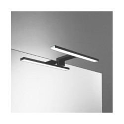 Aplique galicia 60 cm led 12w negro stock