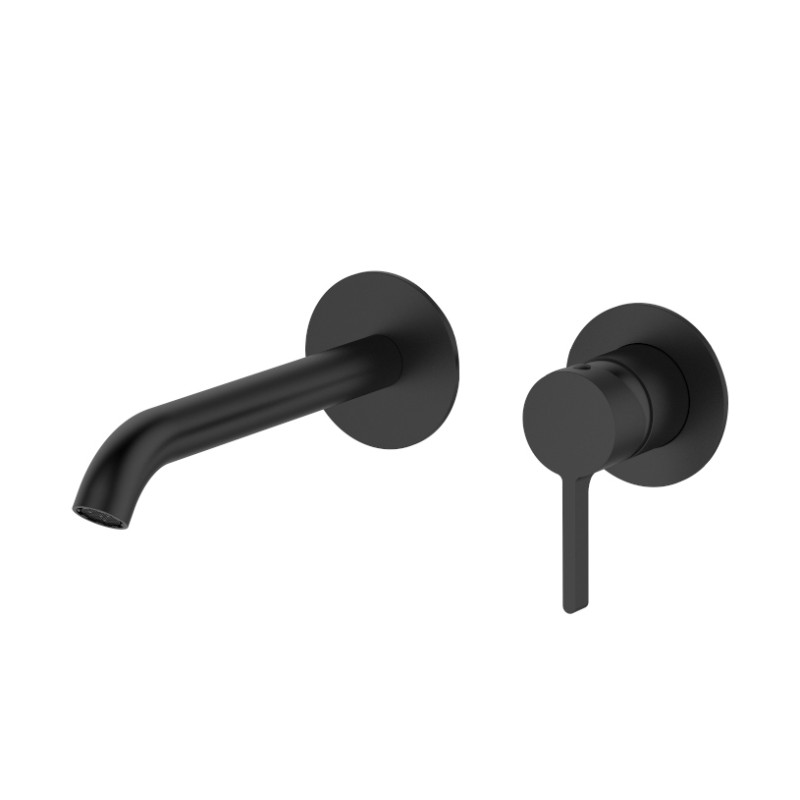 Urban flow lavabo empotrar two con caño rd negro stock -