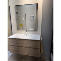 Compra Espejo agneta marco negro 60x80 stock en Saneamientos