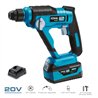 Kit martillo percutor compacto 20 v, batería y cargador