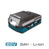 Bateria li-ion 20 v 2.0 ah 11,7 x 7,5 x 4,6 cm