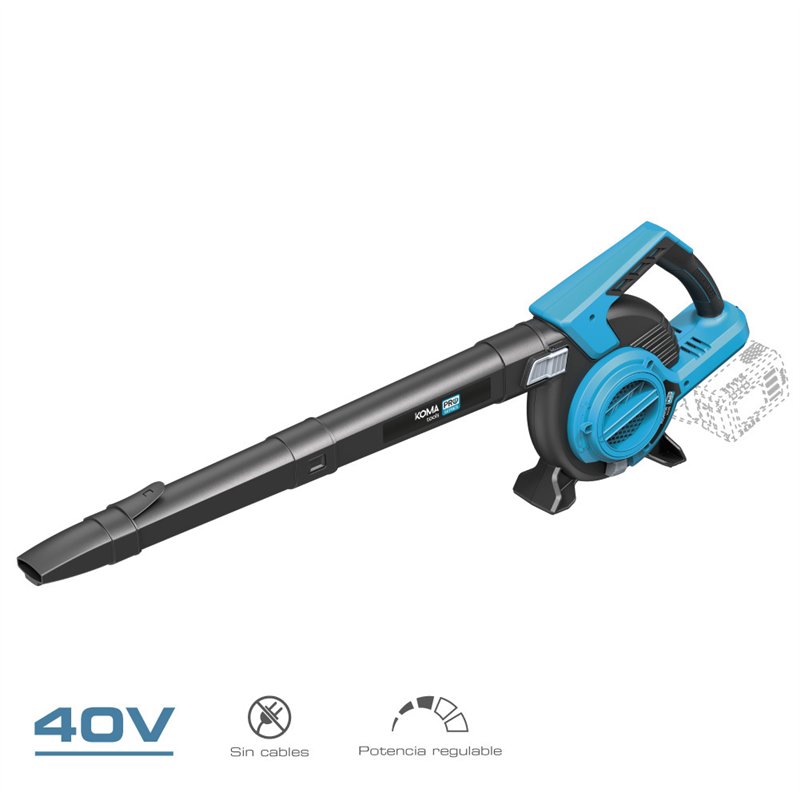 Soplador / aspirador / triturador 40v (sin baterias y cargador) brushless