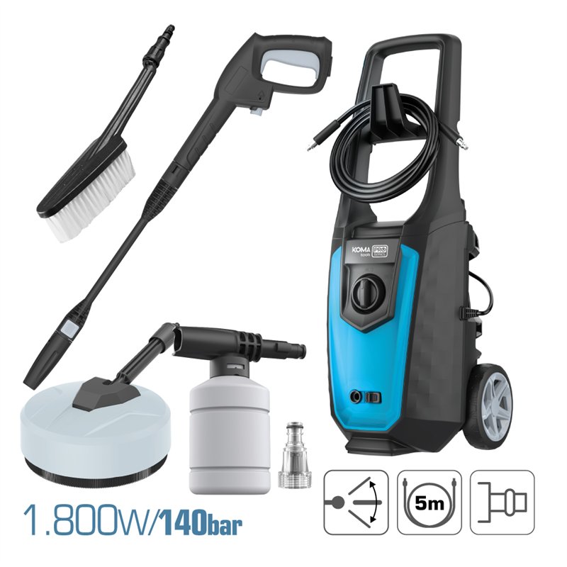 Hidrolimpiadora 1800w 150 bar koma tools